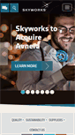 Mobile Screenshot of origin-www.skyworksinc.com